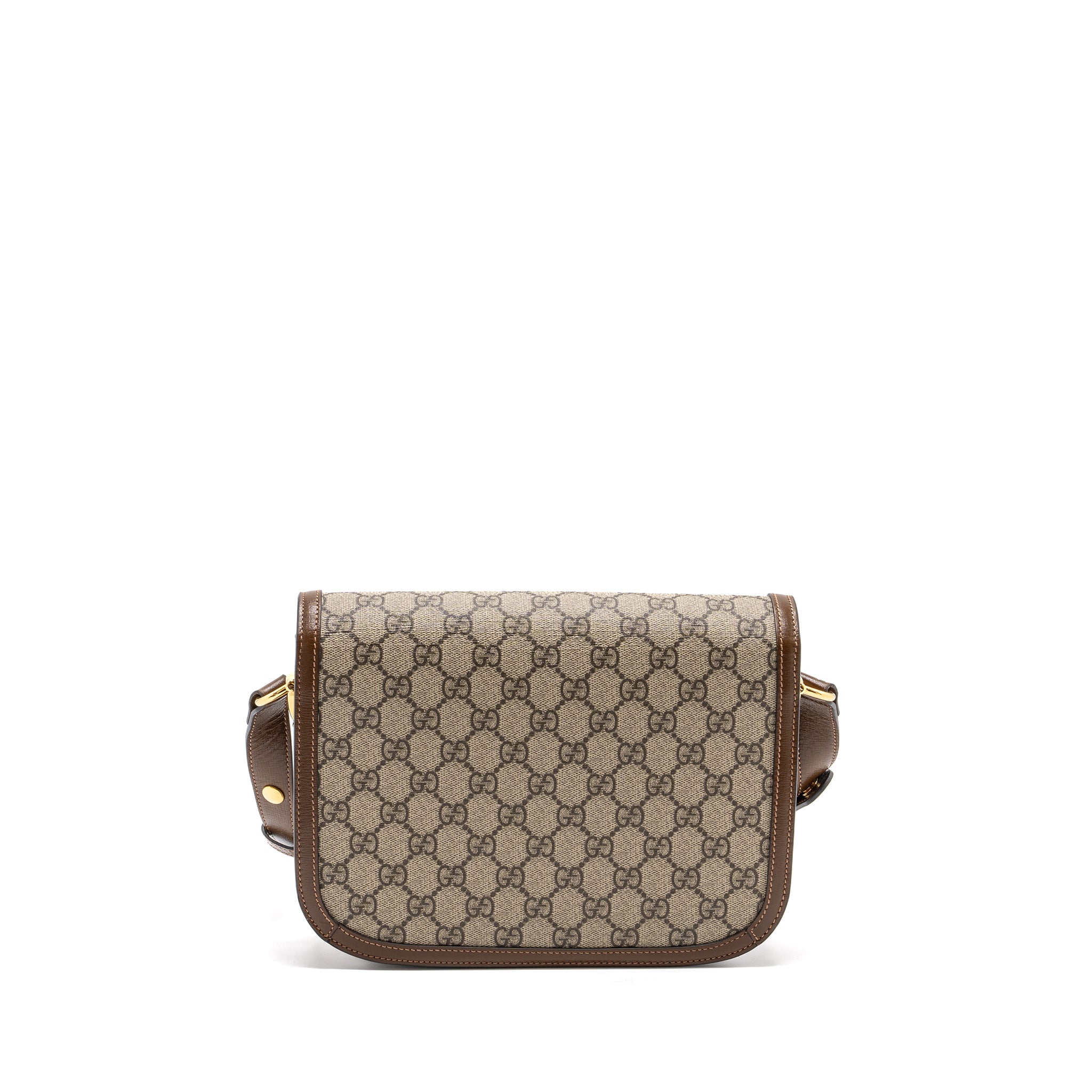 GUCCI HORSEBIT 1955 SHOULDER BAG GG SUPREME CANVAS / LEATHER BROWN GHW