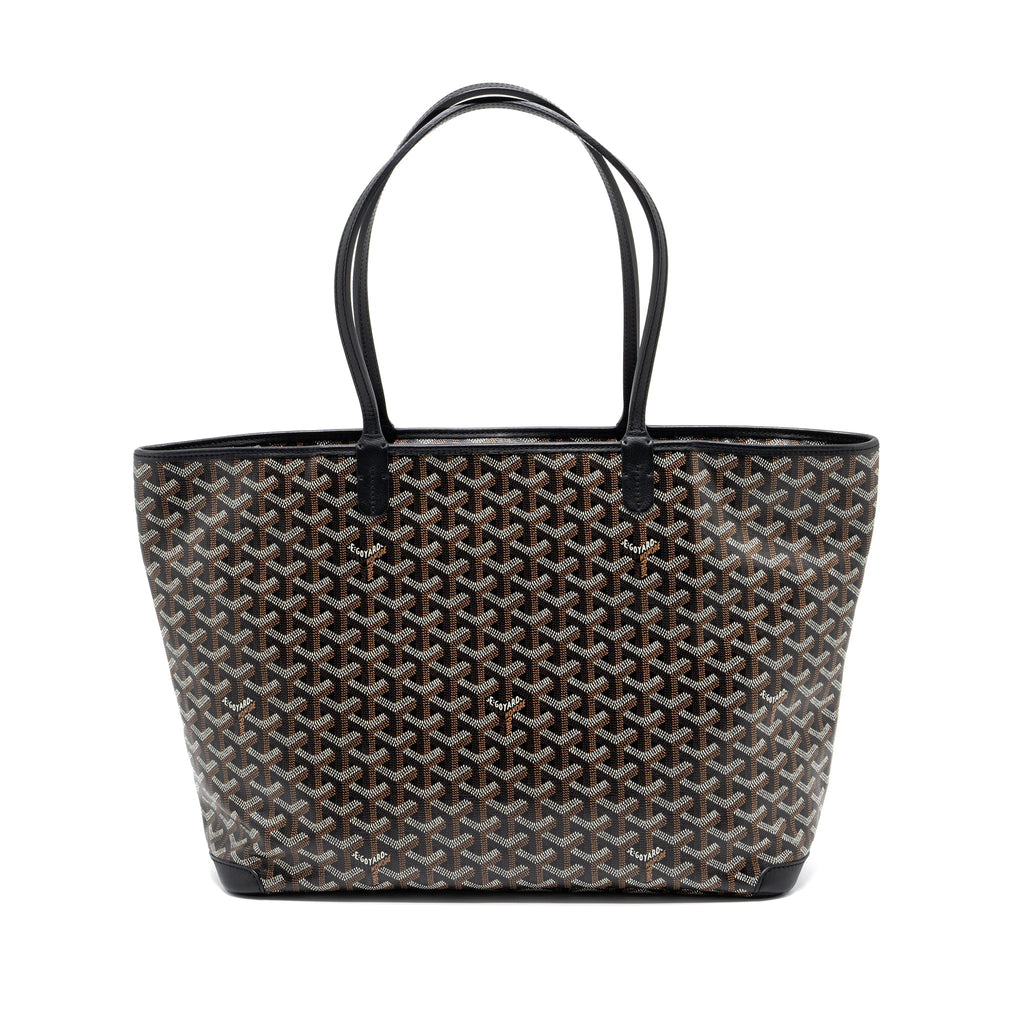 GOYARD ARTOIS TOTE GOYARDINE CANVAS BLACK SHW
