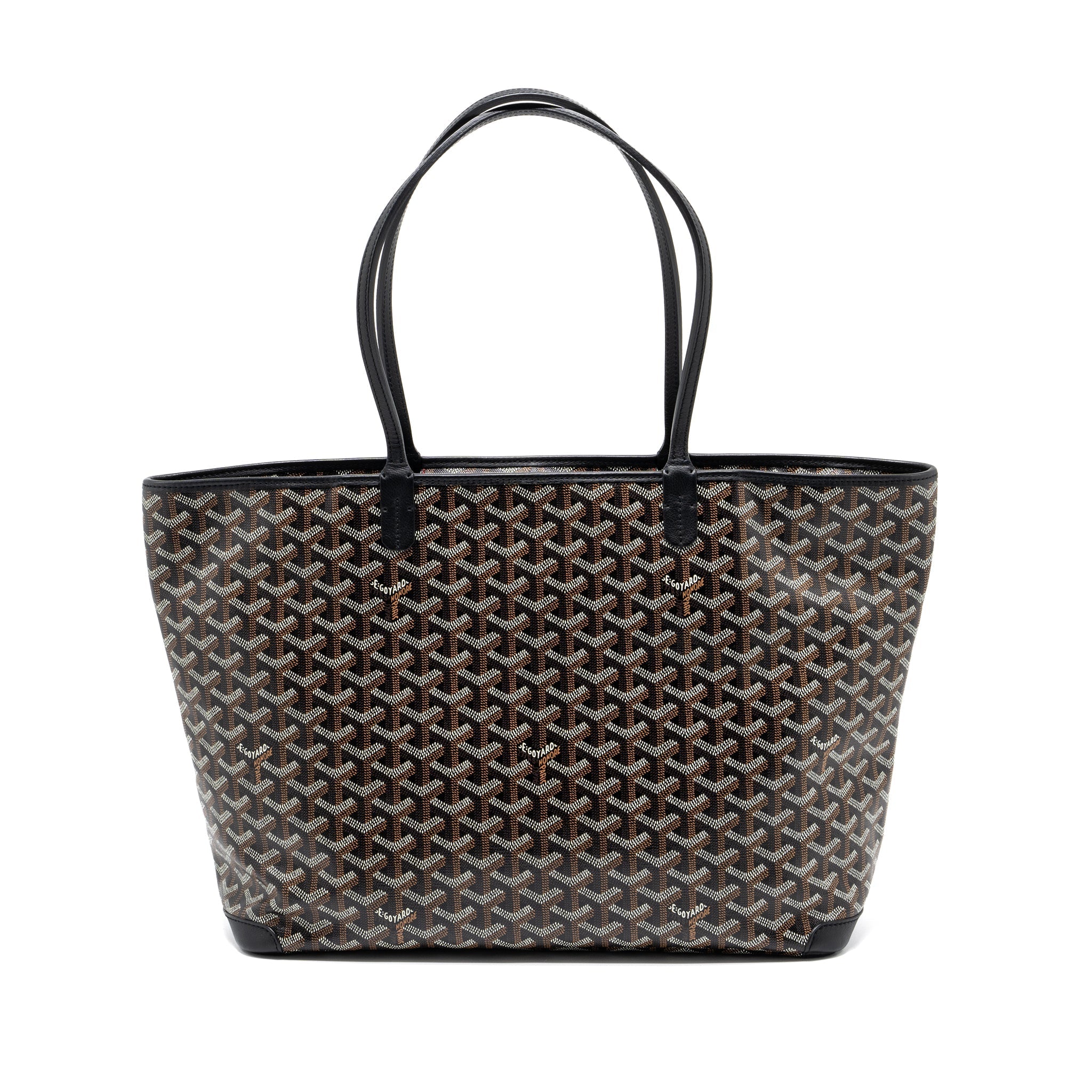GOYARD ARTOIS TOTE GOYARDINE CANVAS BLACK SHW