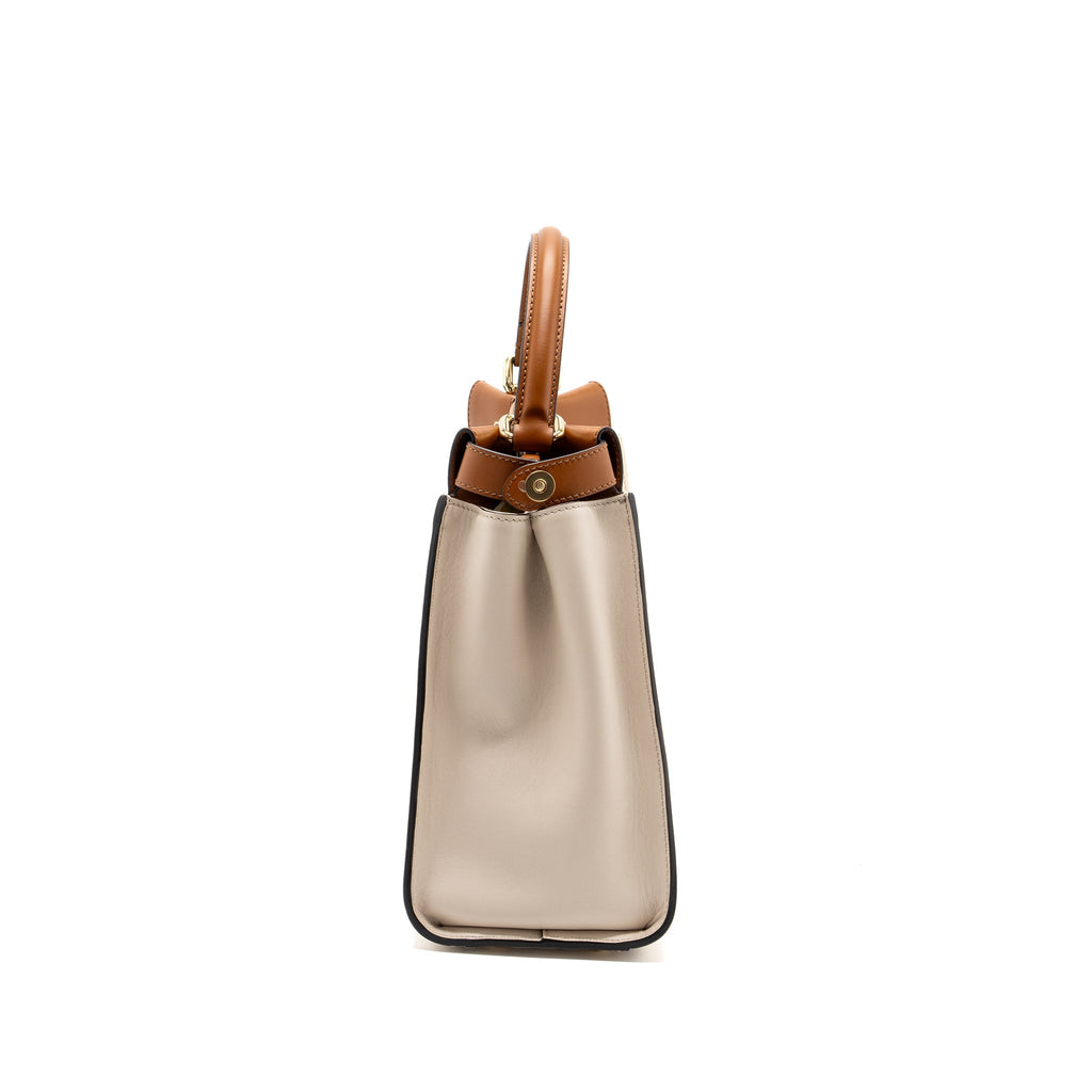 FENDI MEDIUM PEEKABOO BAG CALFSKIN MULTICOLOUR GHW