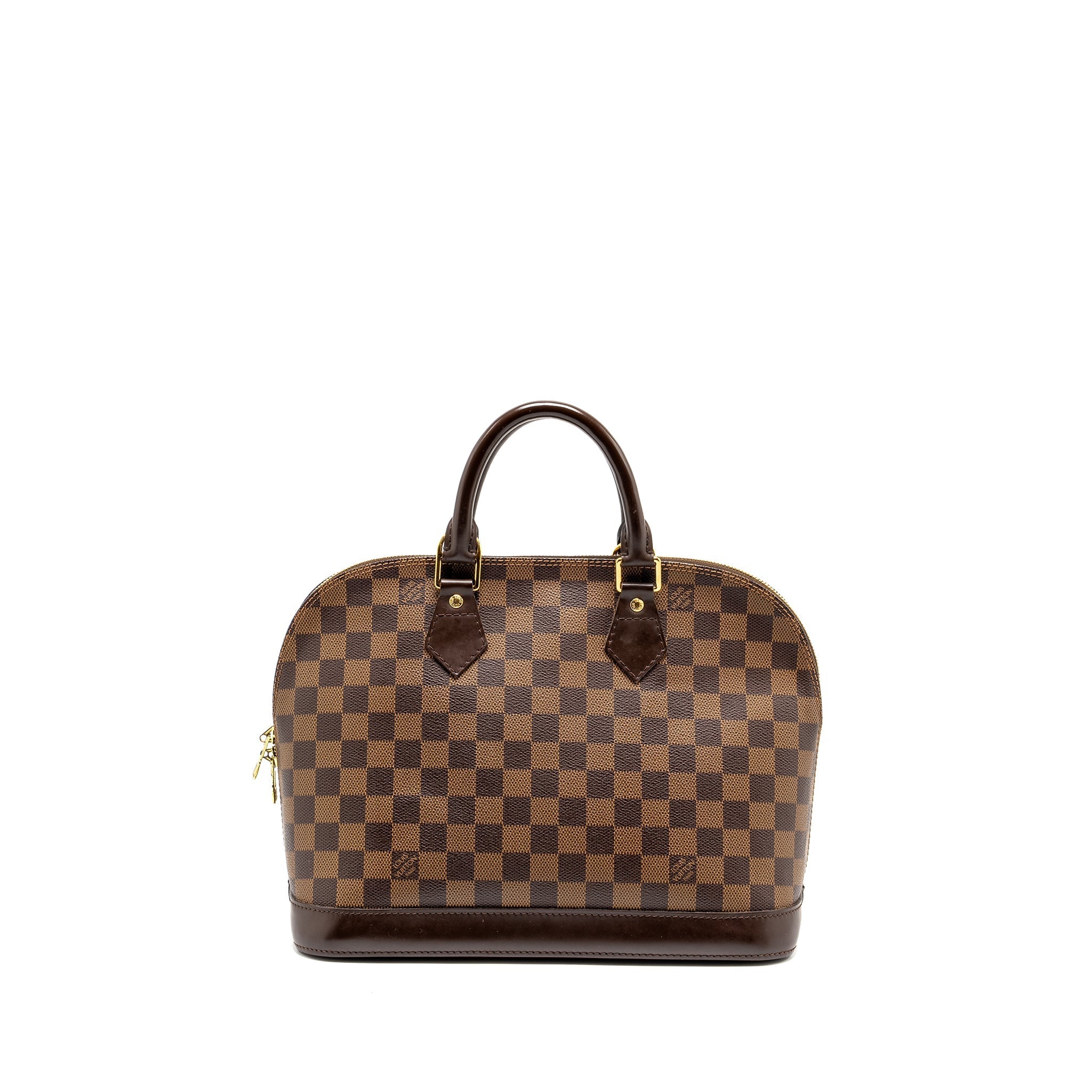 LOUIS VUITTON ALMA PM DAMIER EBENE CANVAS GHW