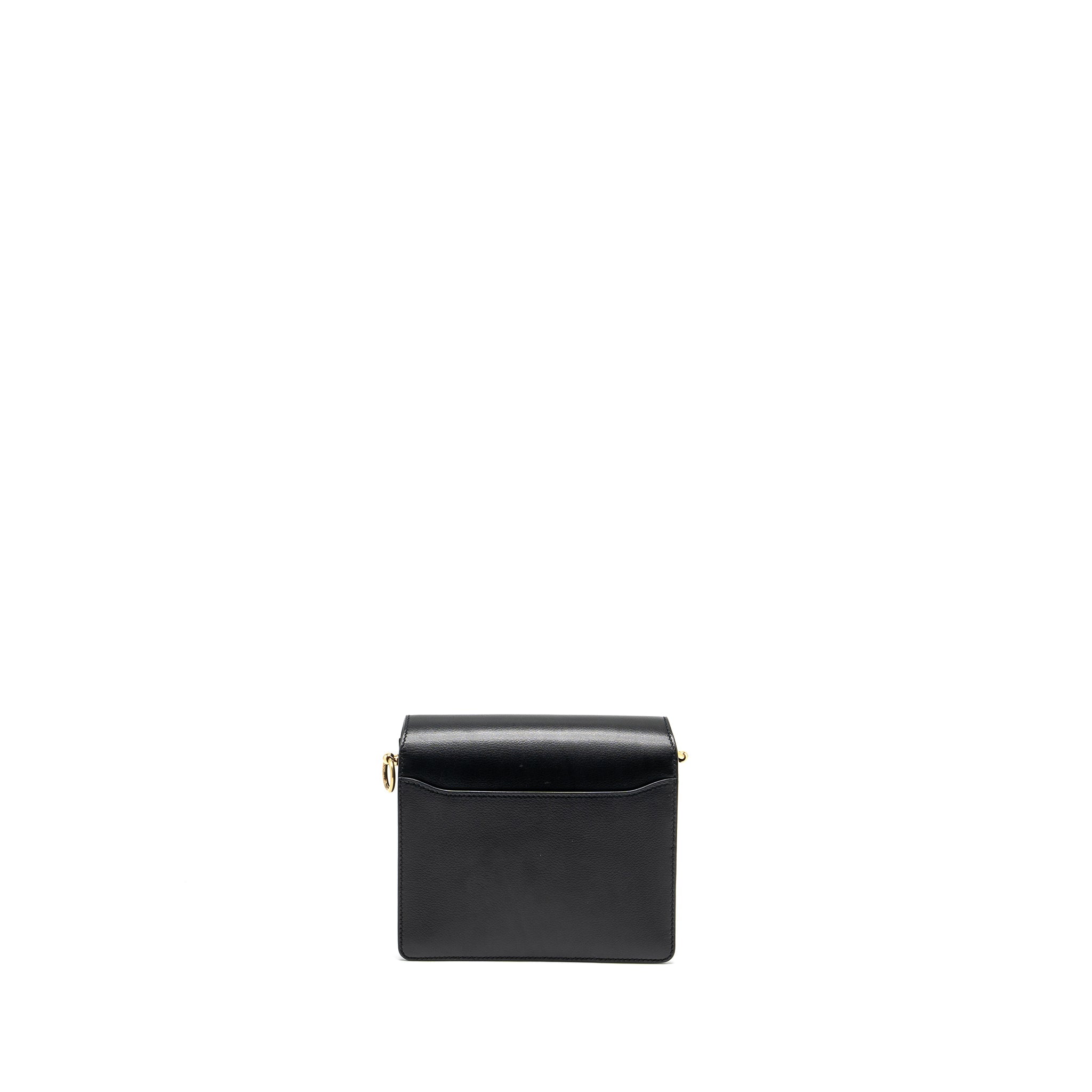 HERMES MINI ROULIS EVERGRAINE BLACK LGHW