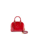 LOUIS VUITTON ALMA BB PATENT RED GHW