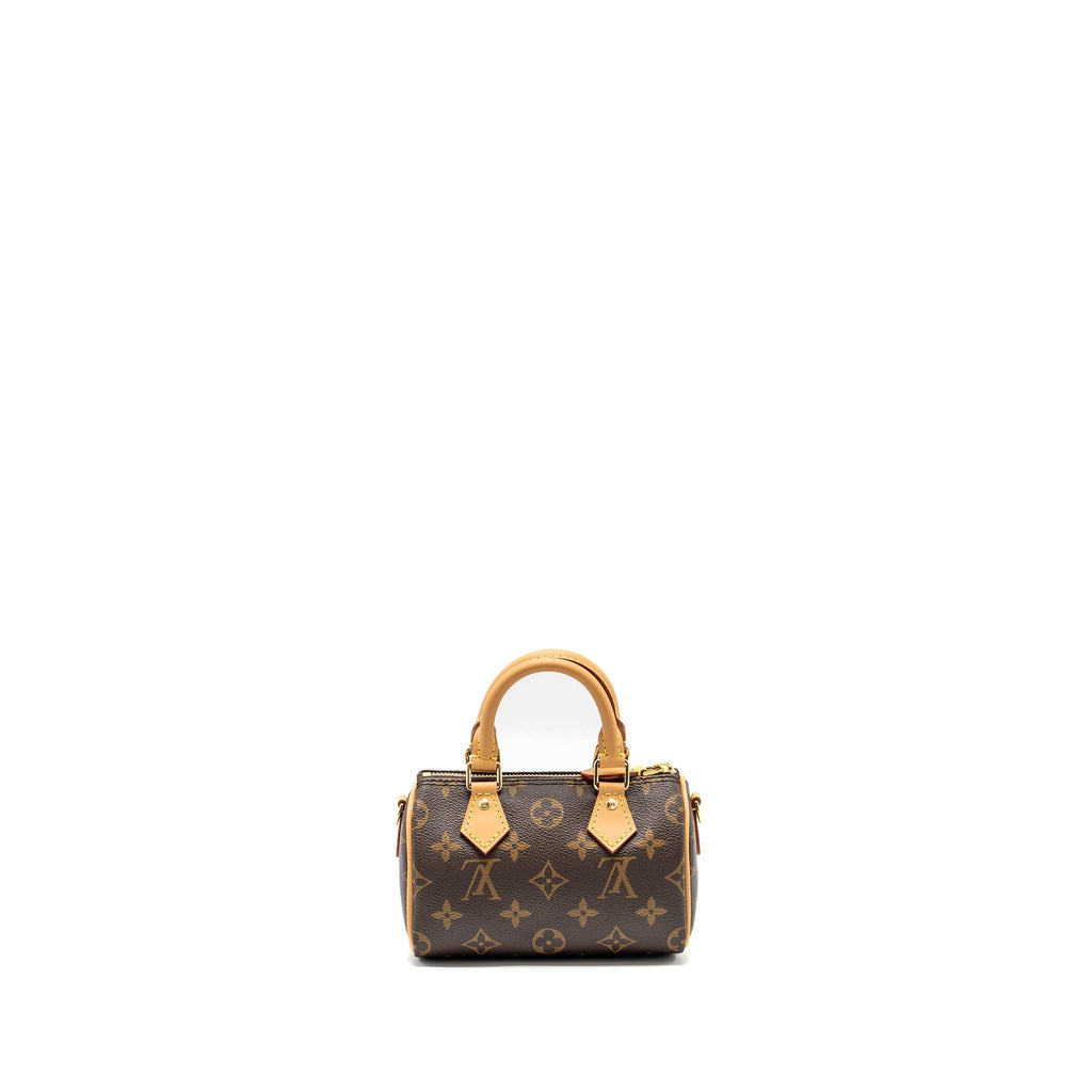 LOUIS VUITTON NANO SPEEDY MONOGRAM CANVAS GHW