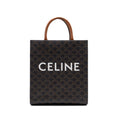 CELINE VERTICAL CABAS TRIOMPHE CANVAS/ LEATHER GHW