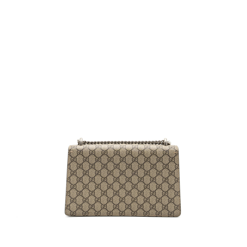 GUCCI SMALL DIONYSUS BAG GG SUPREME CANVAS / SUEDE SHW