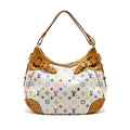 LOUIS VUITTON MURAKAMI GRETA BAG MONOGRAM CANVAS WHITE/MULTICOLOUR GHW
