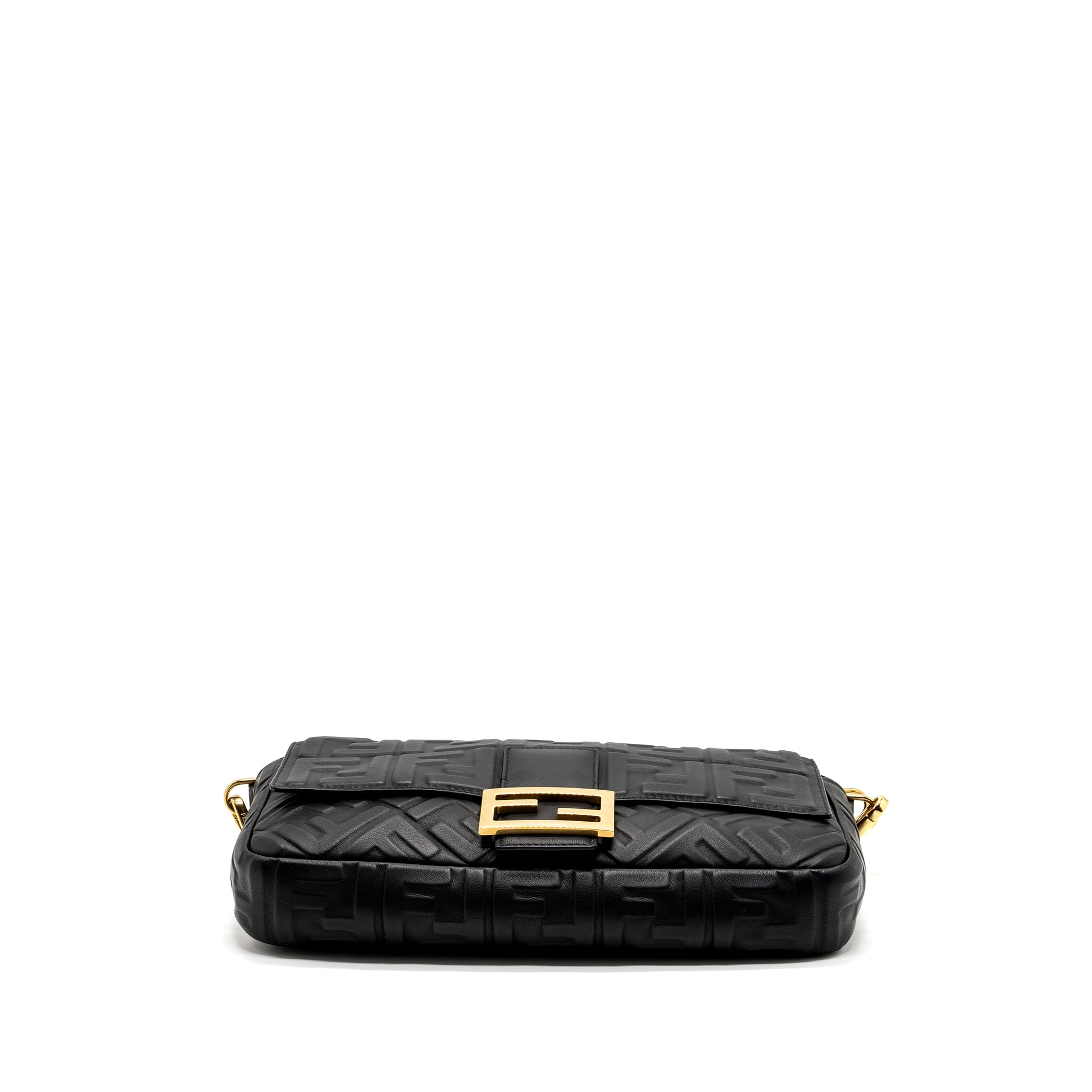 FENDI LARGE BAGUETTE BAG NAPPA BLACK GHW