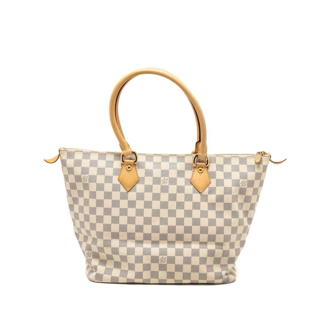 LOUIS VUITTON SALEYA MM DAMIER AZUR CANVAS GHW