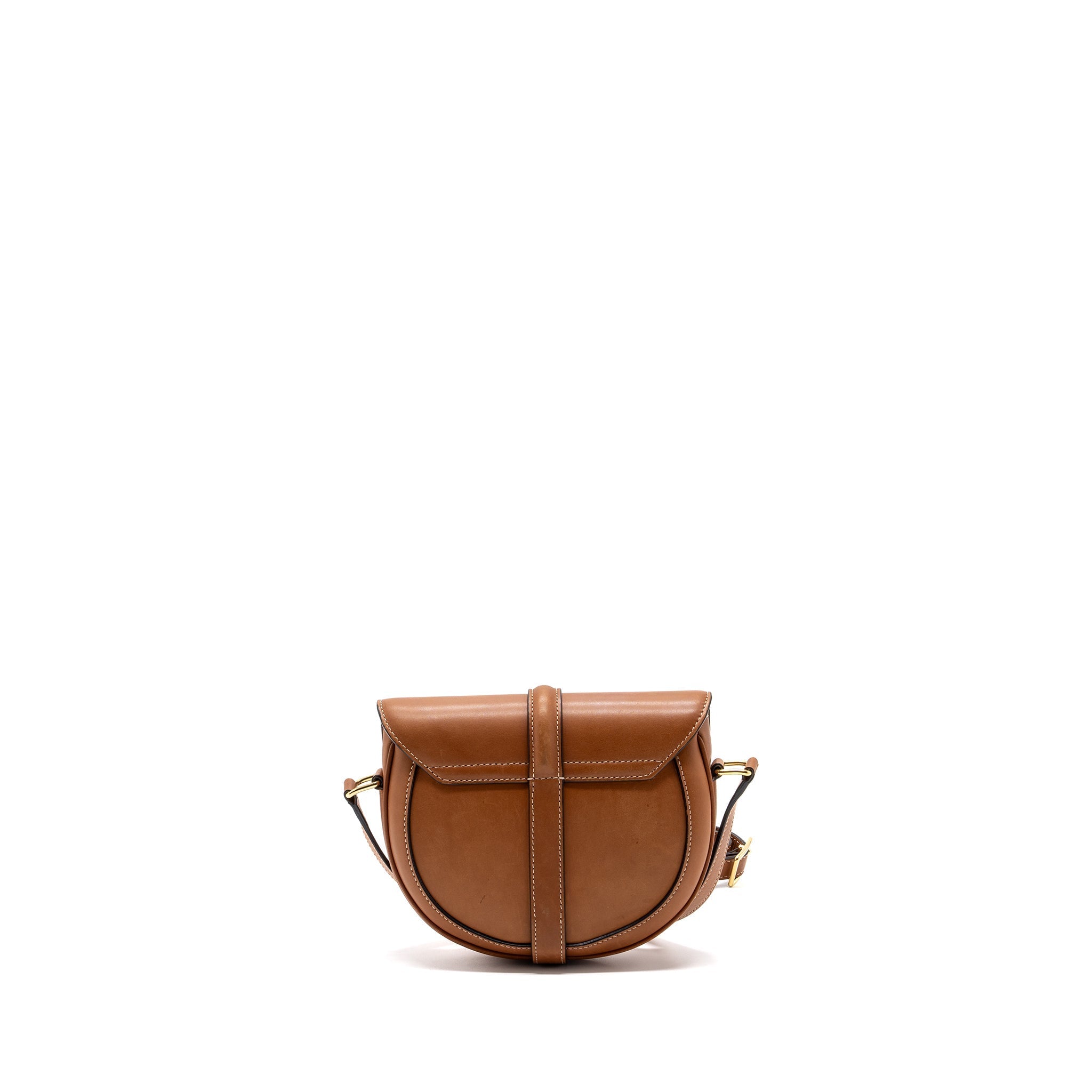 CELINE BESACE BAG CALFSKIN BROWN GHW