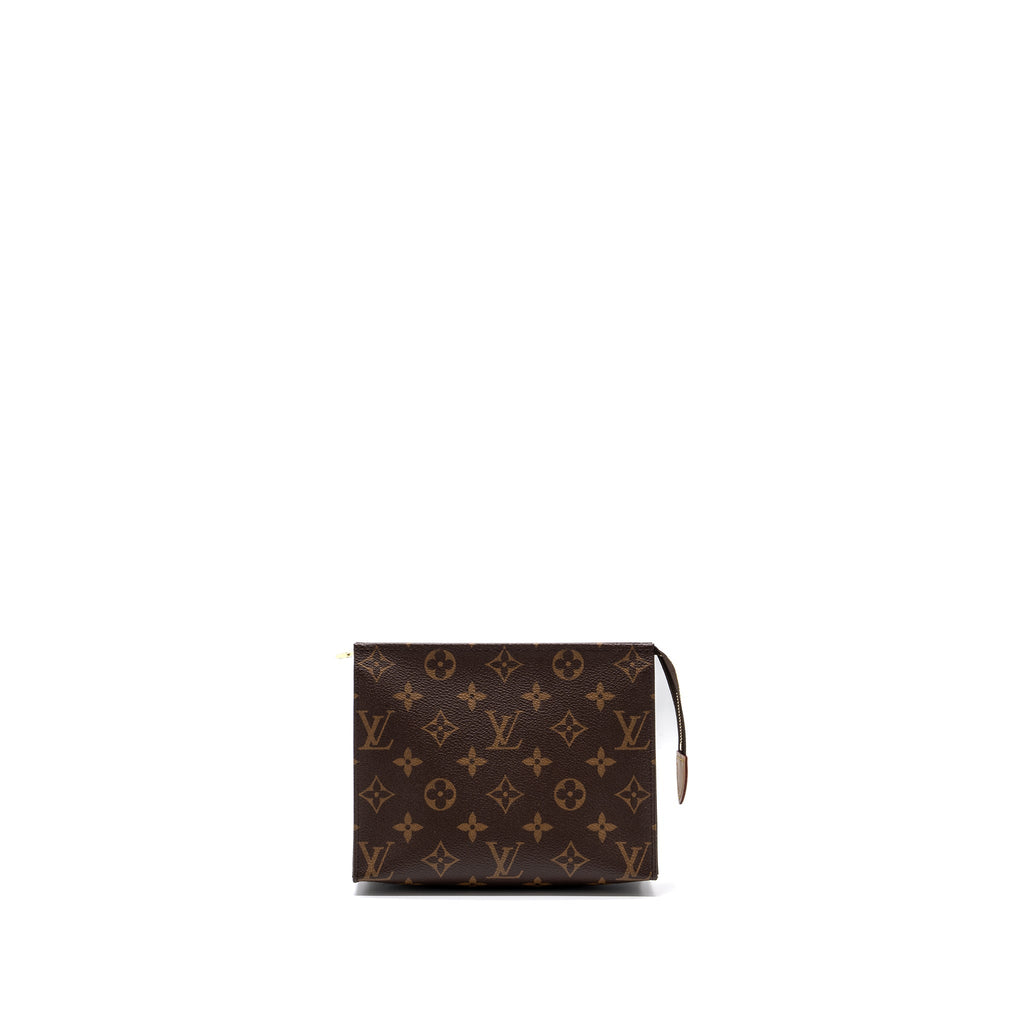 LOUIS VUITTON TOILETRY POUCH 19 MONOGRAM CANVAS GHW