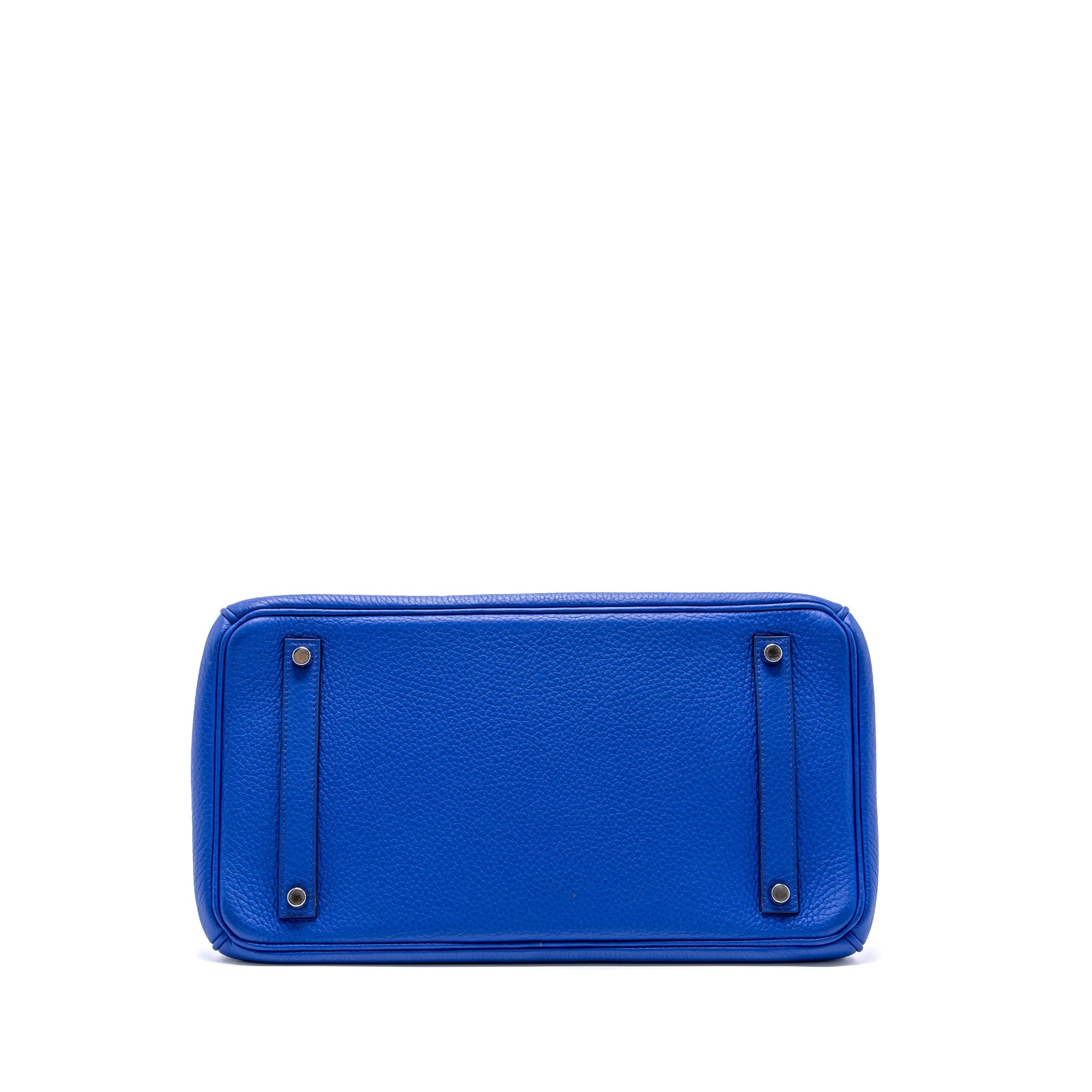 HERMES BIRKIN 35 CLEMENCE BLUE ELECTRIC SHW