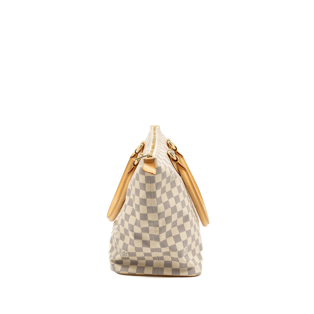 LOUIS VUITTON SALEYA MM DAMIER AZUR CANVAS GHW