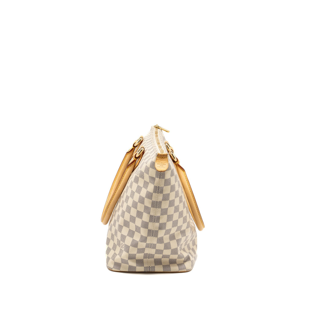 LOUIS VUITTON SALEYA MM DAMIER AZUR CANVAS GHW