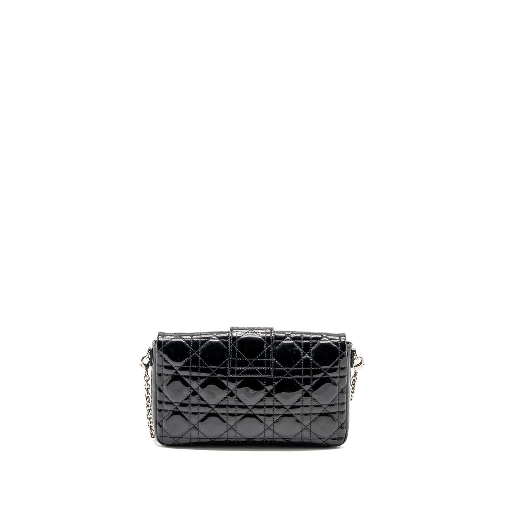 DIOR MISS DIOR POCHETTE PATENT BLACK SHW