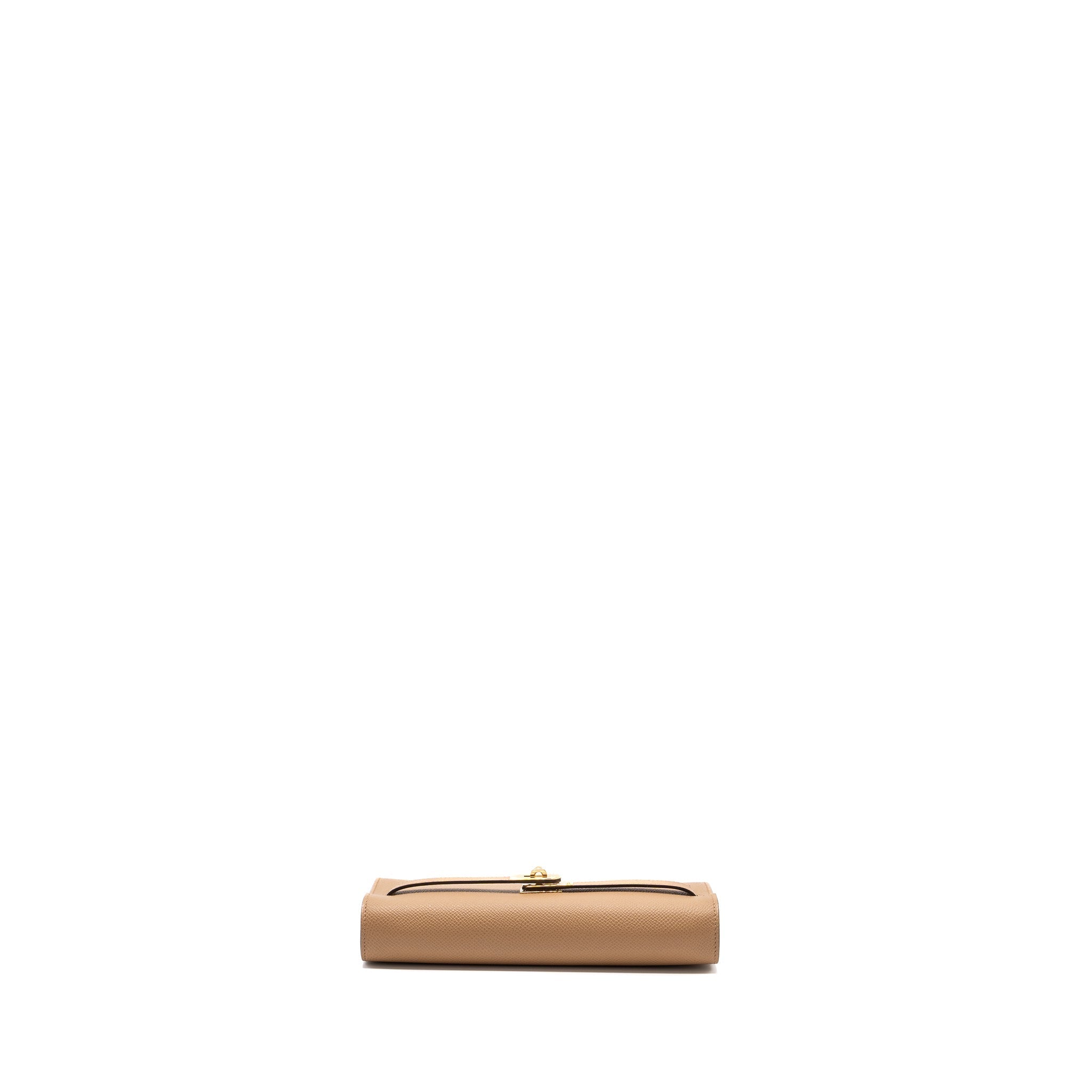 HERMES KELLY TO GO EPSOM CHAI/ MAUVE SYLVESTRE GHW