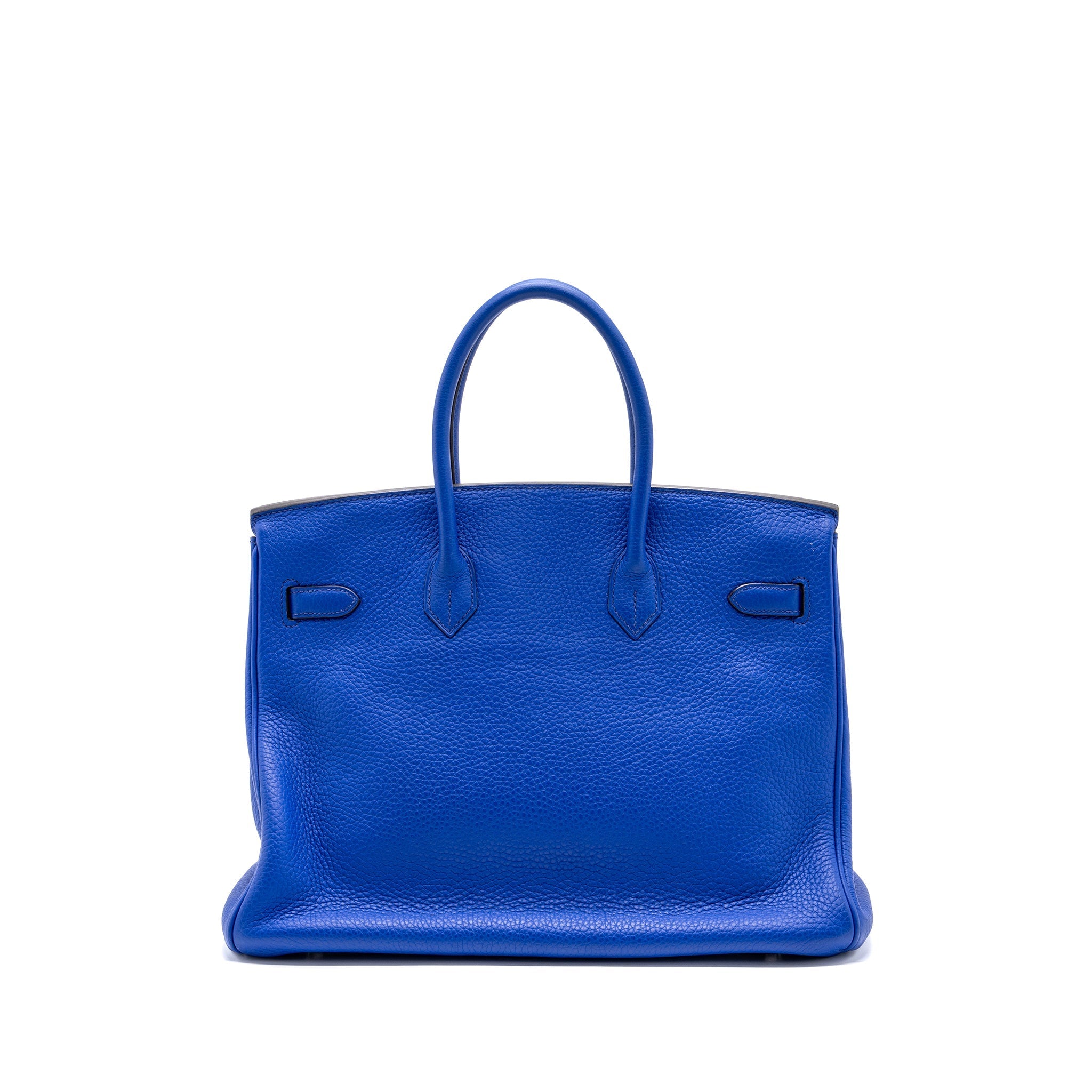 HERMES BIRKIN 35 CLEMENCE BLUE ELECTRIC SHW