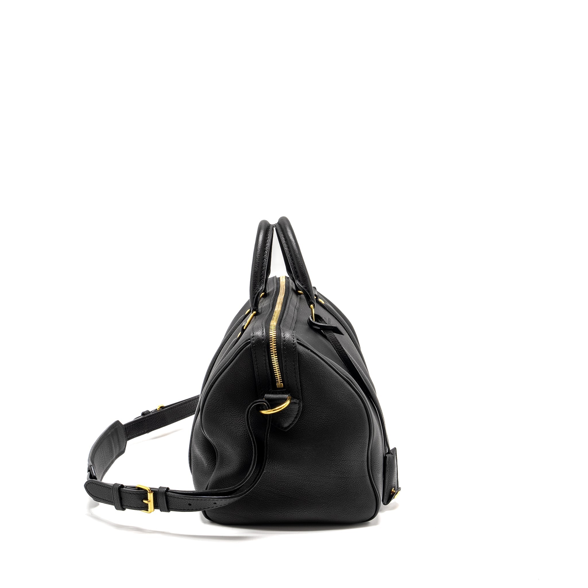 LOUIS VUITTON PARNASSEA SOFIA COPPOLA BAG PM CALFSKIN BLACK GHW