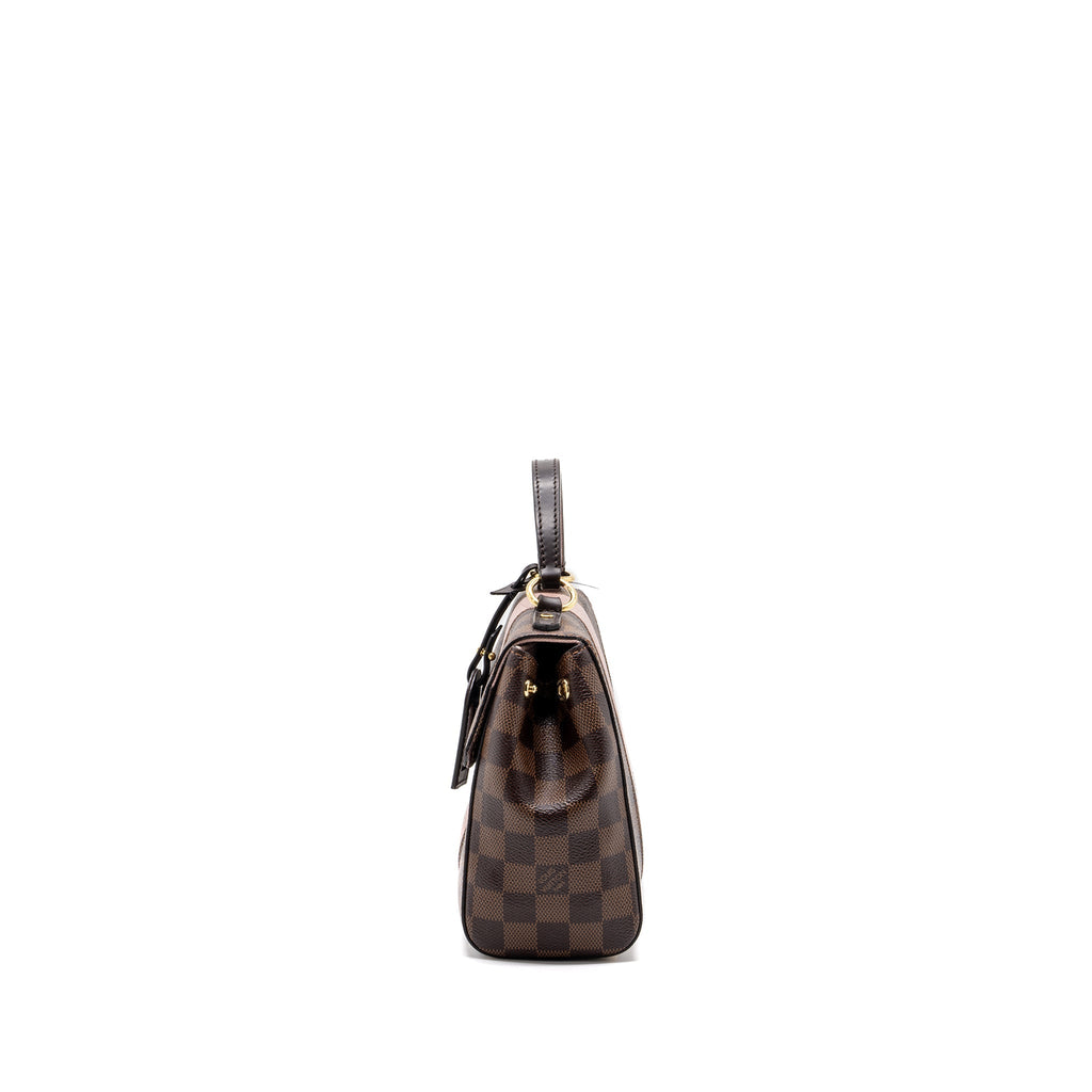 LOUIS VUITTON CLUNY BB DAMIER EBENE/PINK GHW