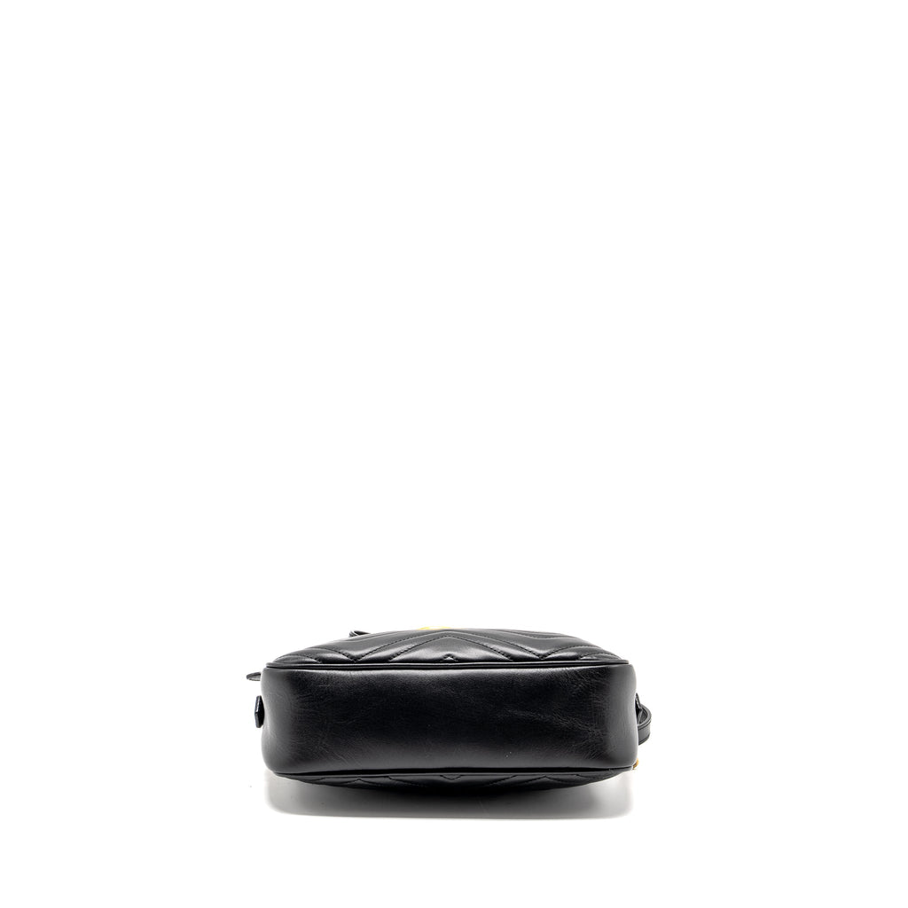GUCCI MARMONT CAMERA BAG CALFSKIN BLACK GHW
