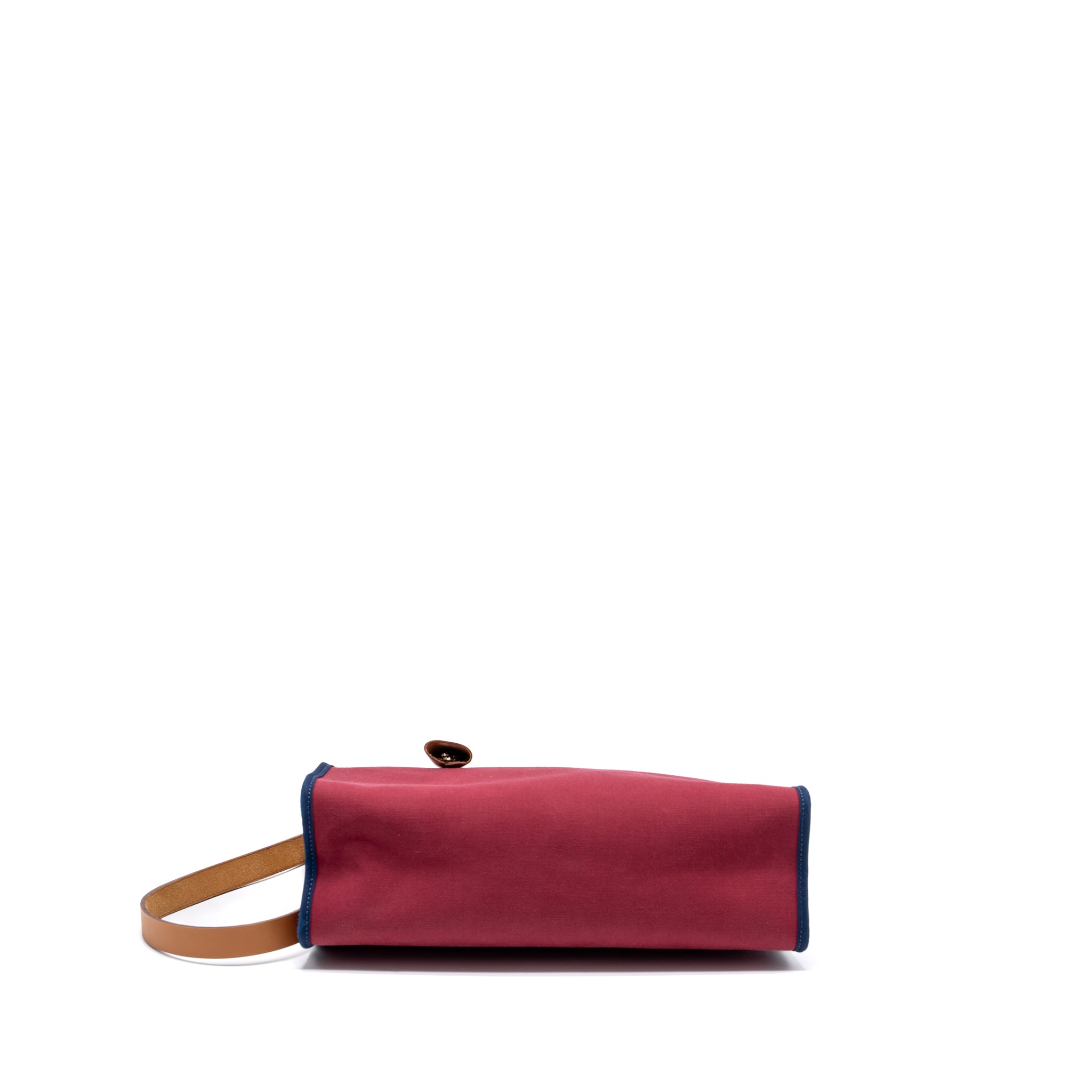 HERMES HERBAG 31 ZIP BAG CANVAS/HUNTER LEATHER MULTICOLOUR SHW