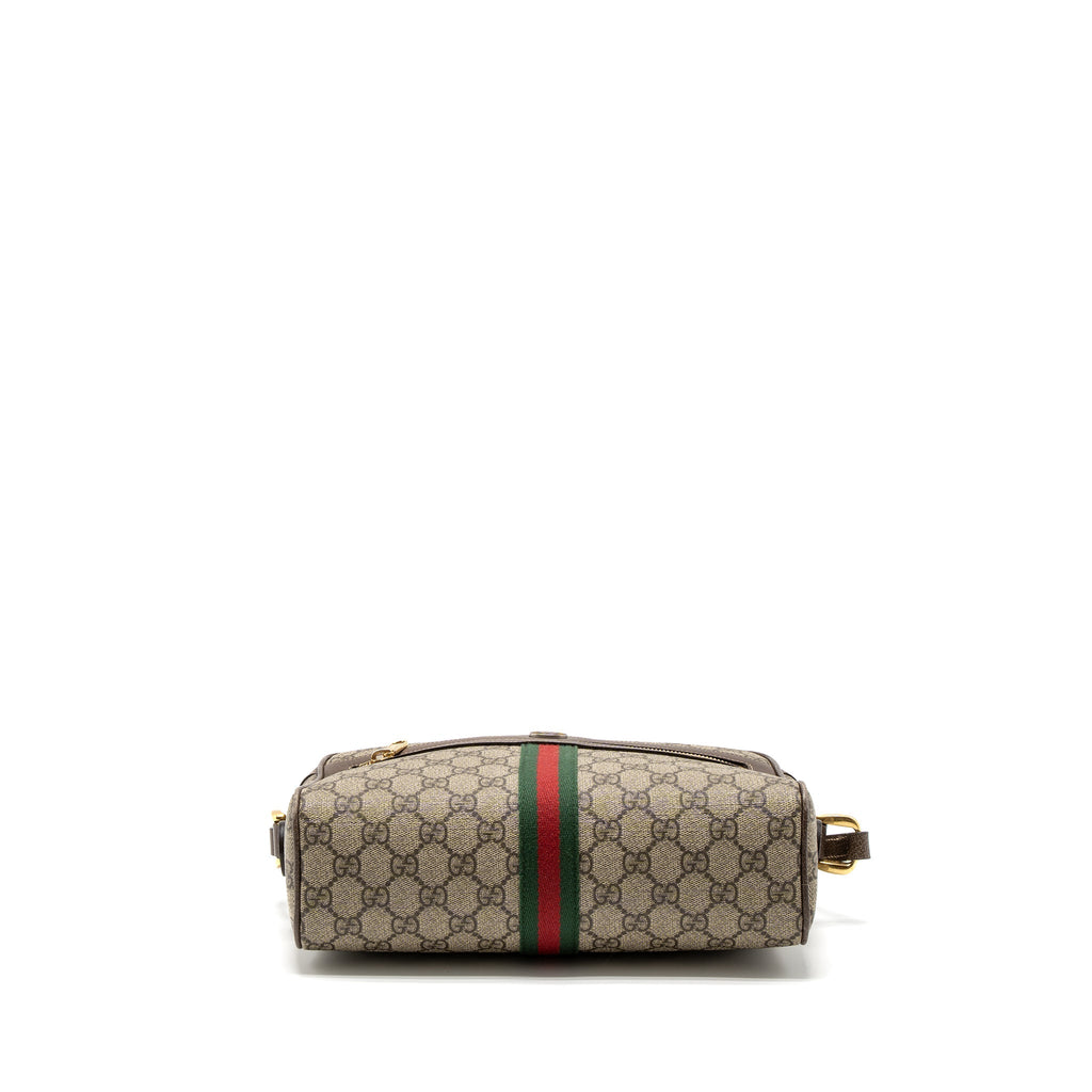 GUCCI OPHIDIA SHOULDER BAG GG SUPREME CANVAS GHW