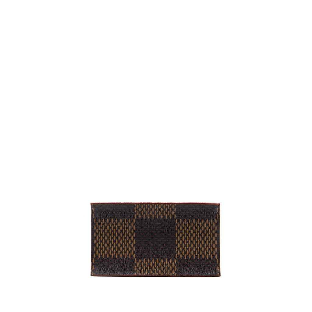 LOUIS VUITTON X NIGO GIANT TOTE DAMIER EBENE MONOGRAM CANVAS BROWN BLACK HARDWARE