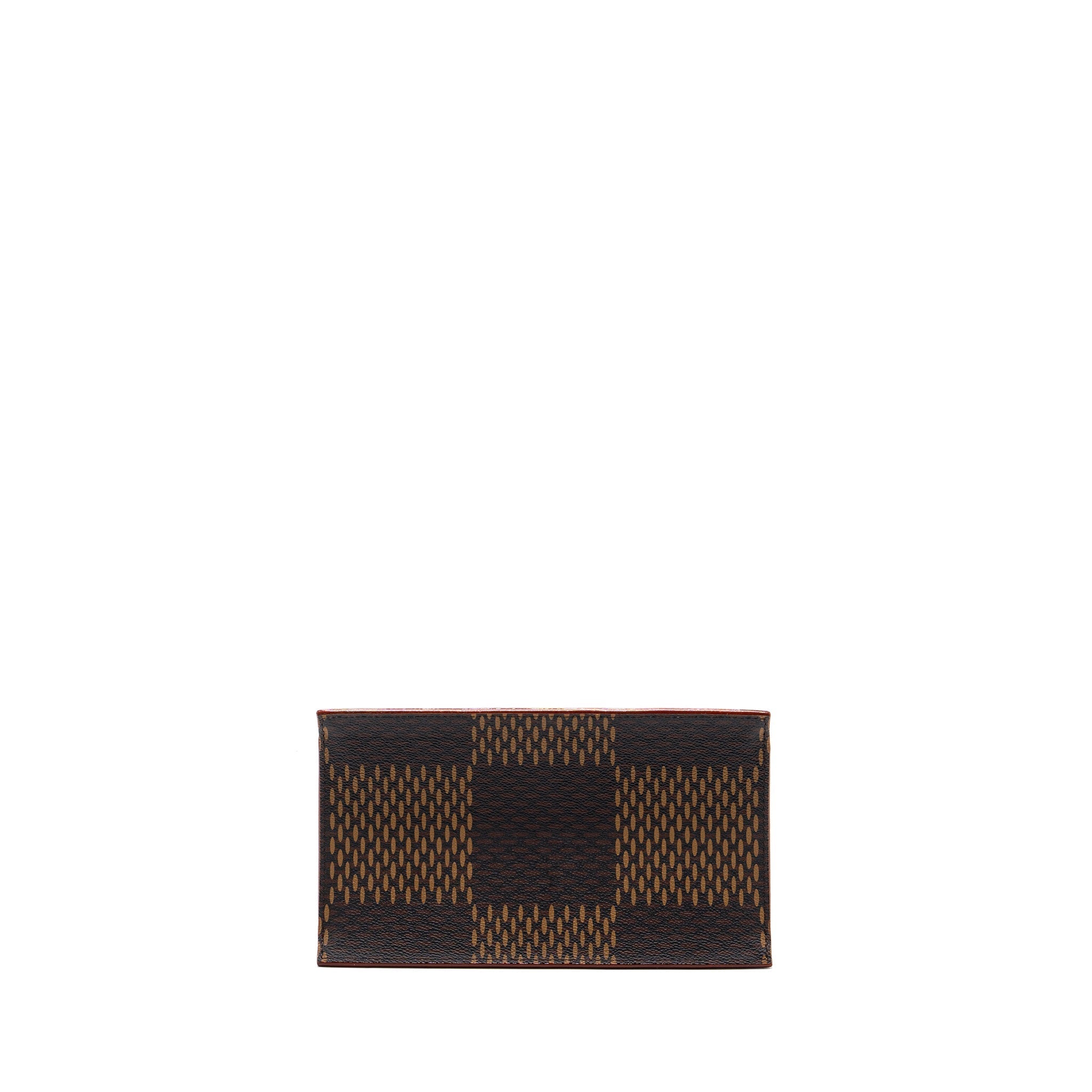 LOUIS VUITTON X NIGO GIANT TOTE DAMIER EBENE MONOGRAM CANVAS BROWN BLACK HARDWARE