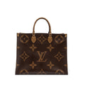 LOUIS VUITTON ONTHEGO GM MONOGRAM REVERSE CANVAS GHW