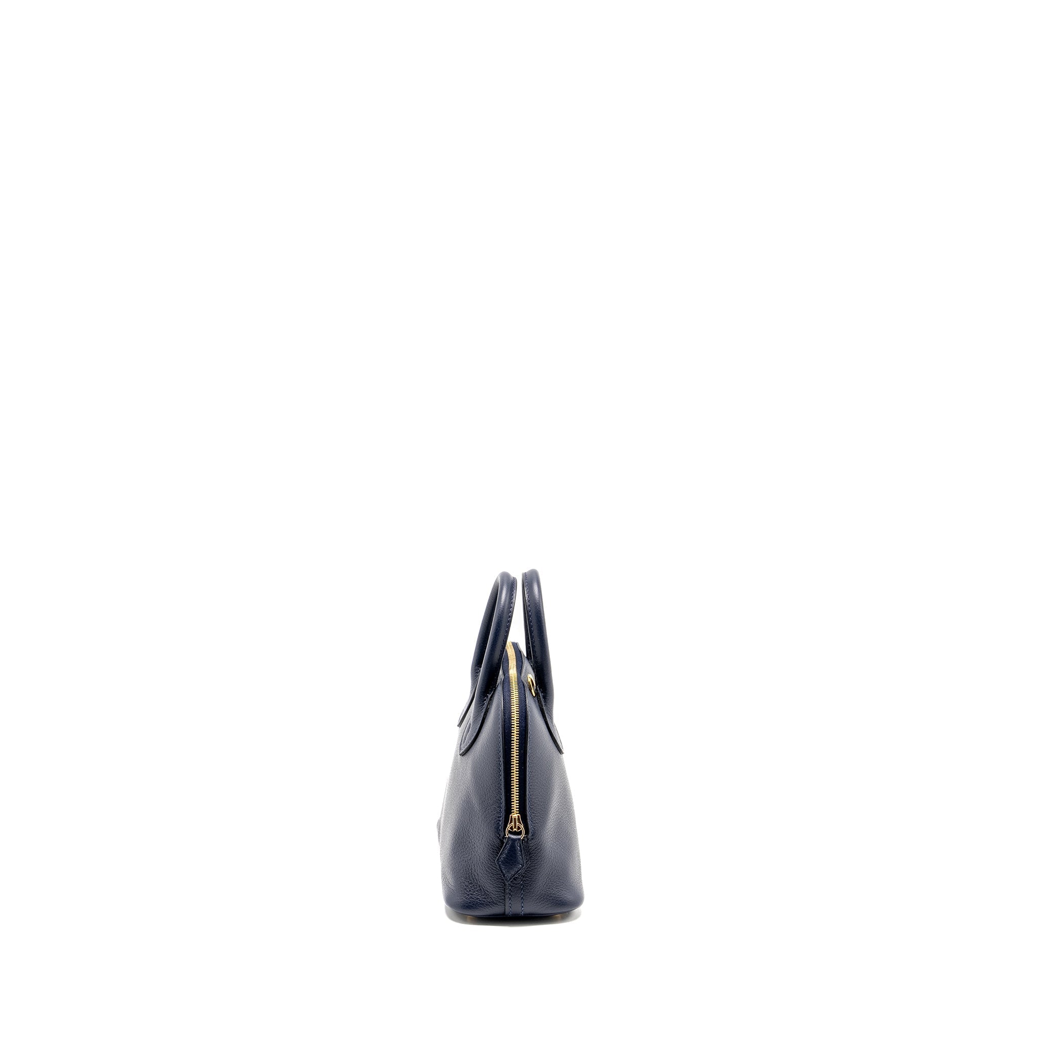 HERMES MINI BOLIDE EVERCOLOR BLUE NUIT GHW