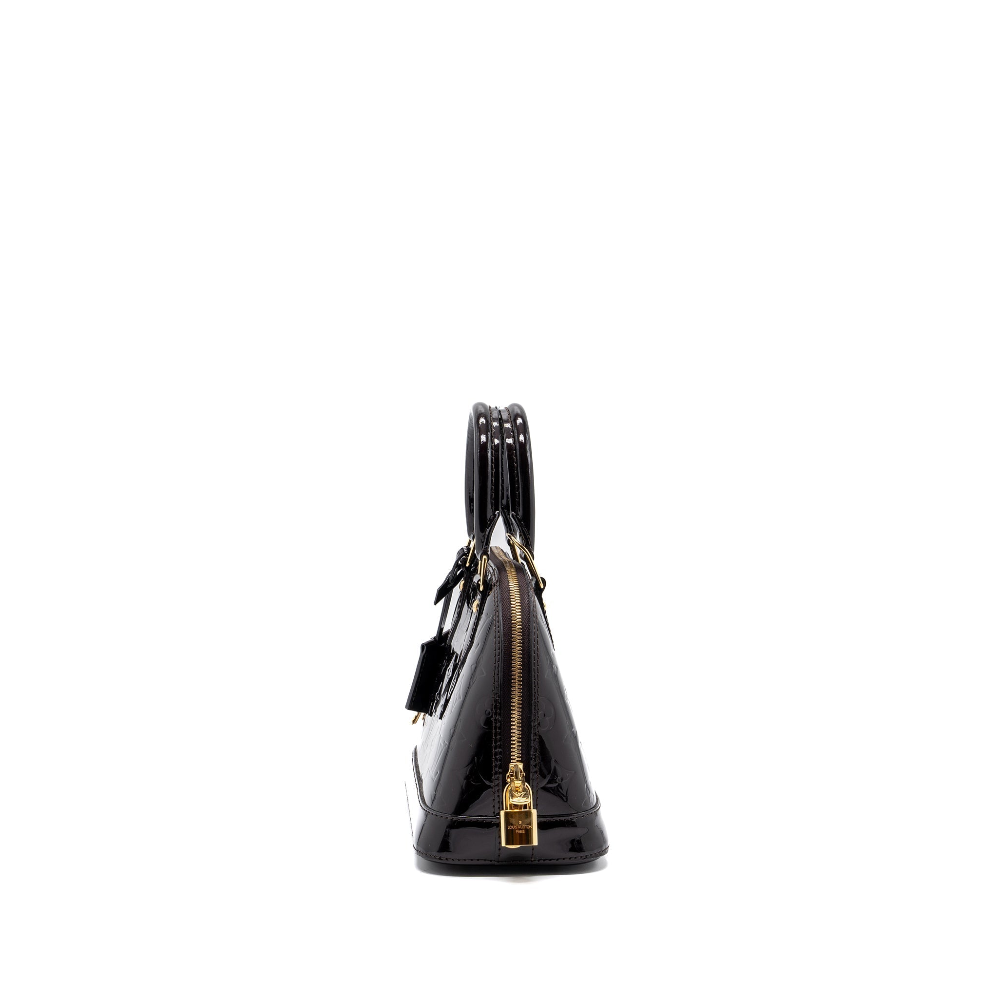 LOUIS VUITTON ALMA BB PATENT AMARANTE GHW