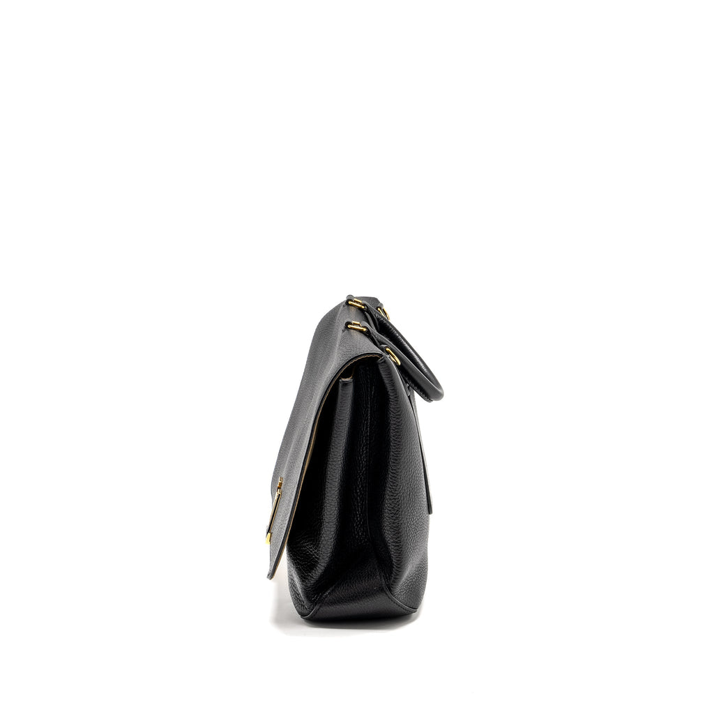 LOUIS VUITTON VOLTA BAG LEATHER BLACK GHW