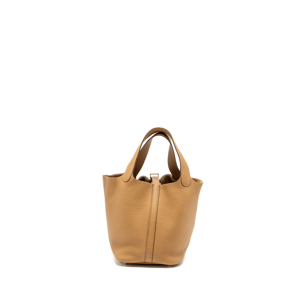 HERMES PICOTIN 18 LOCK BAG CLEMENCE BISCUIT SHW