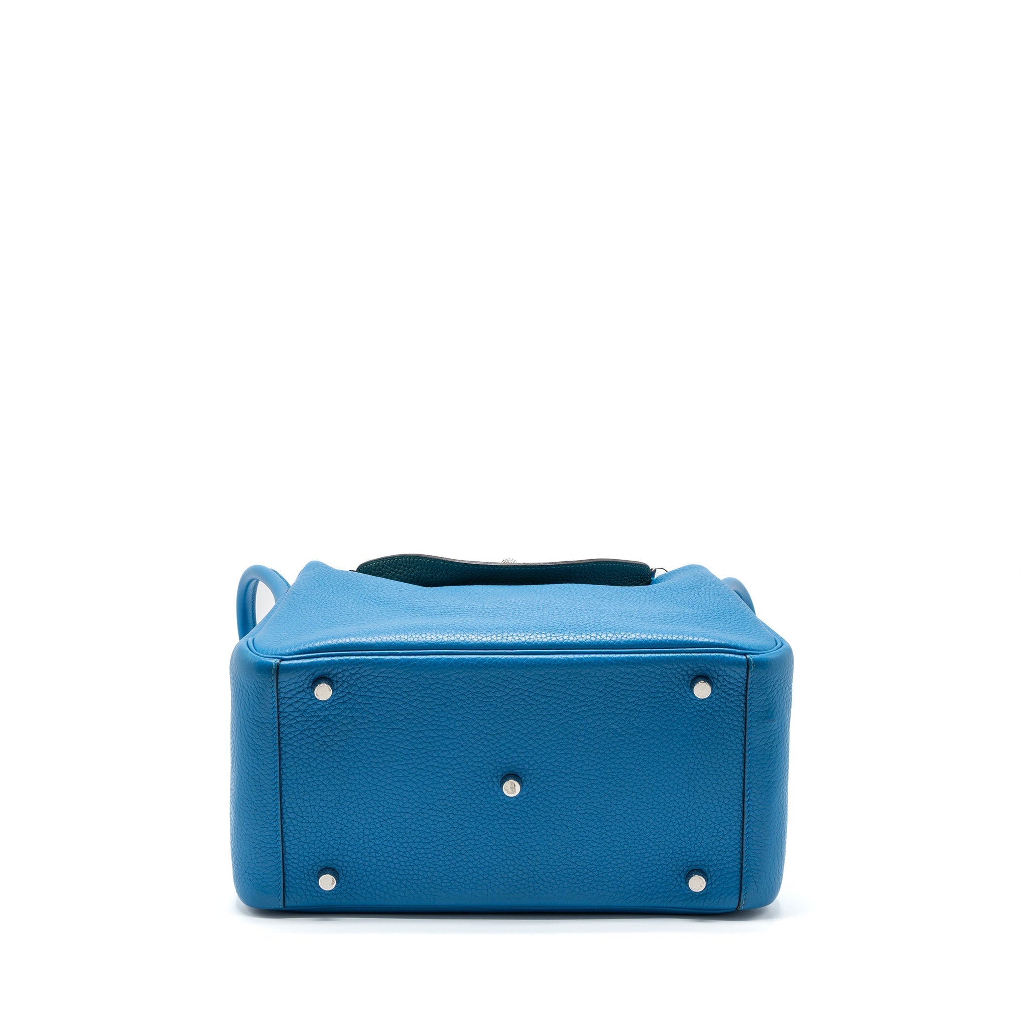 HERMES LINDY 30 CLEMENCE BLUE ZANZIBAR/MALACHITE SHW