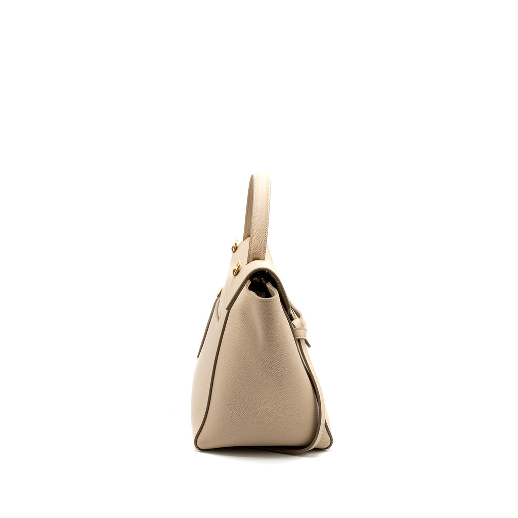 CELINE MINI BELT BAG GRAINED CALFSKIN LIGHT BEIGE GHW