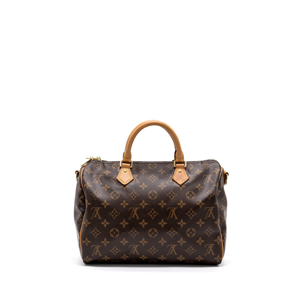 LOUIS VUITTON SPEEDY BANDOULIERE 30 MONOGRAM CANVAS GHW