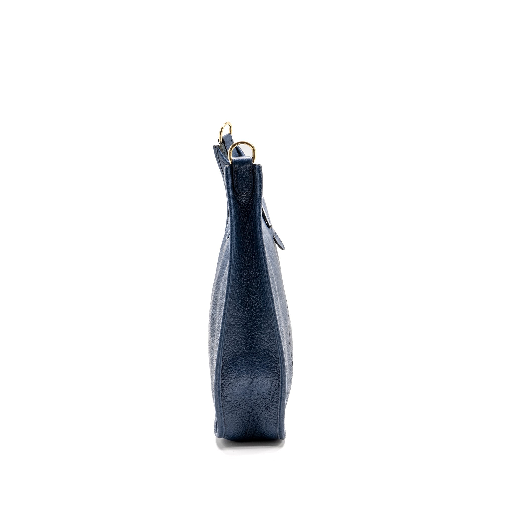 HERMES EVELYNE 33 LEATHER BLUE GHW