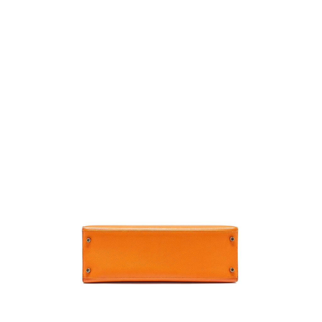 HERMES KELLY 32 EPSOM ORANGE GHW