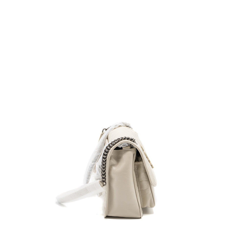 SAINT LAURENT MEDIUM NIKI CALFSKIN BLANC SHW