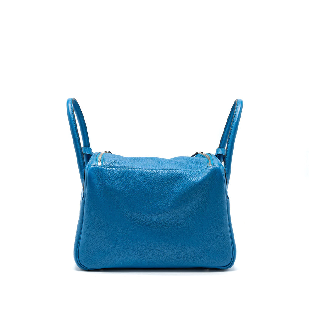 HERMES LINDY 30 CLEMENCE BLUE ZANZIBAR/MALACHITE SHW
