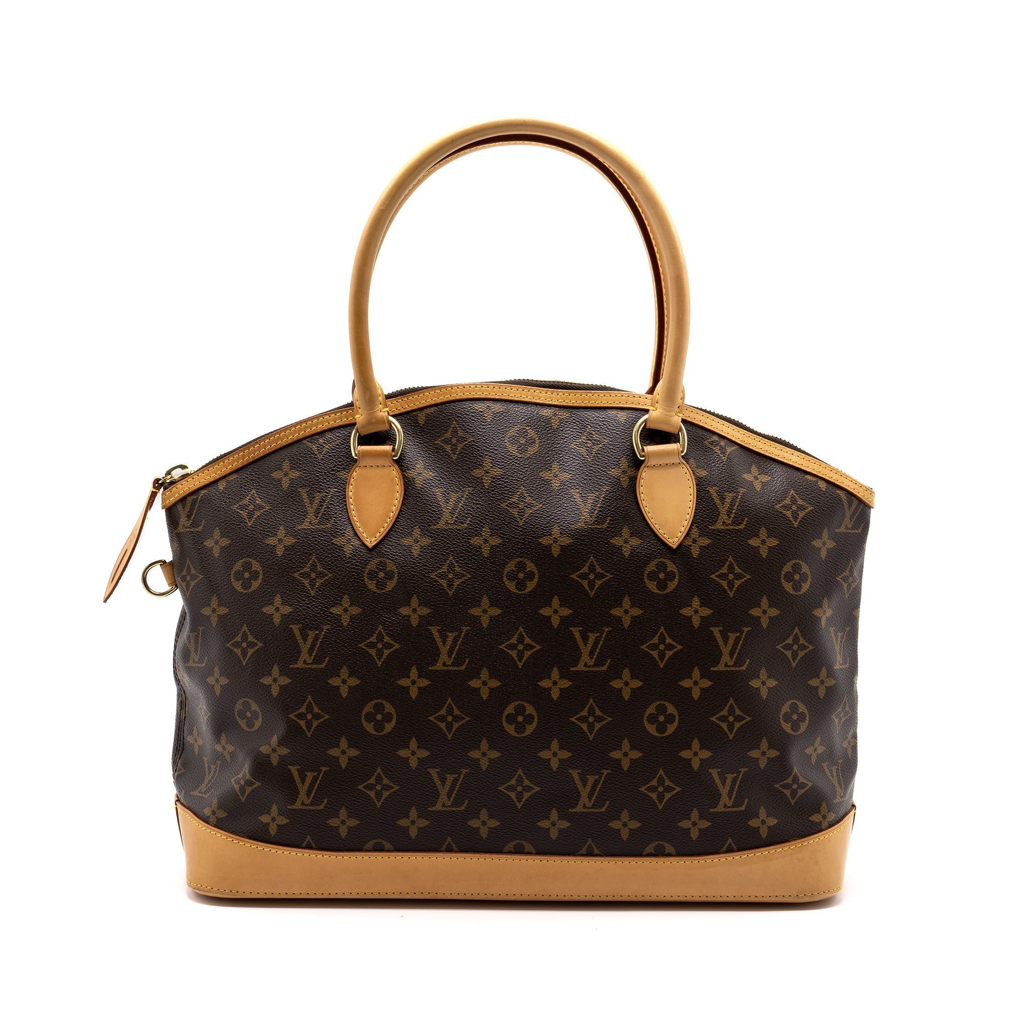 LOUIS VUITTON ZIPPER TOTE BAG MONOGRAM CANVAS GHW