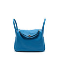 HERMES LINDY 30 CLEMENCE BLUE ZANZIBAR/MALACHITE SHW