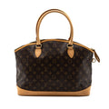 LOUIS VUITTON ZIPPER TOTE BAG MONOGRAM CANVAS GHW