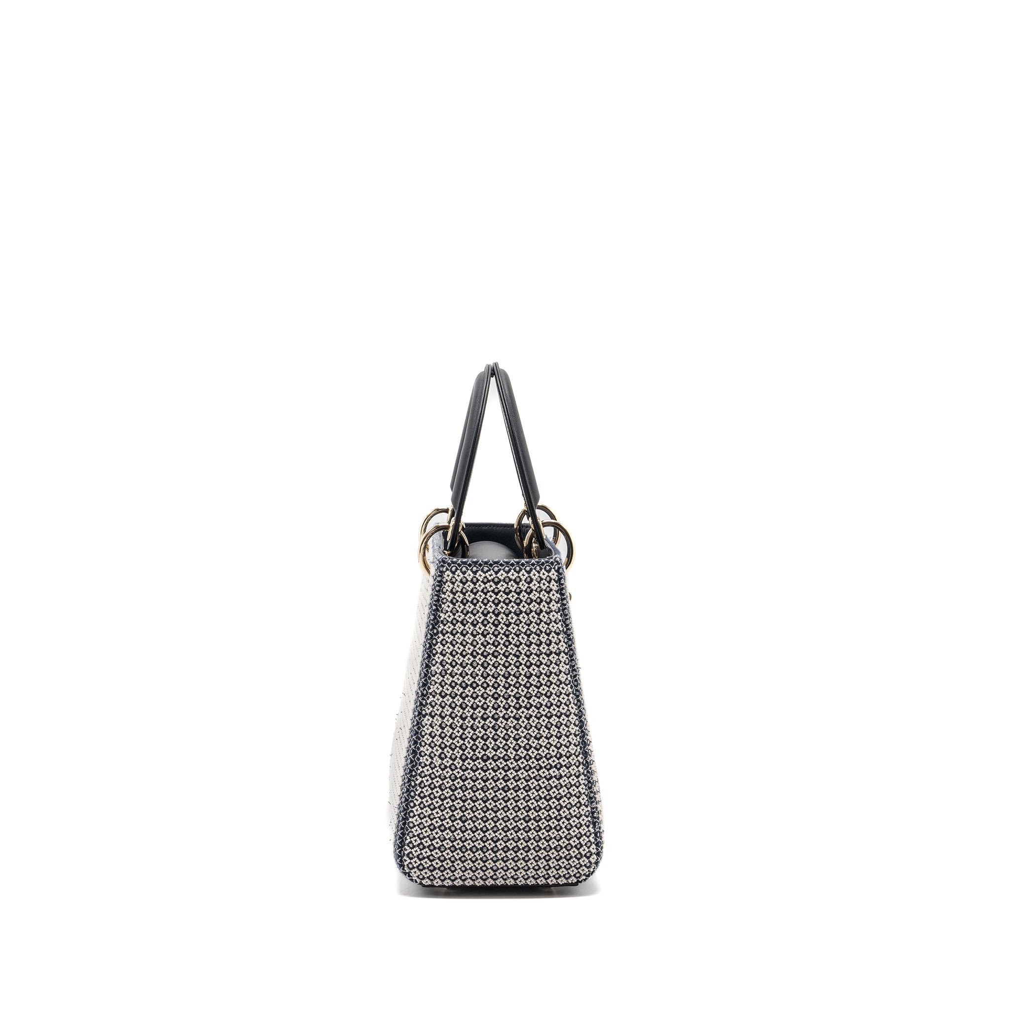 DIOR MEDIUM LADY DIOR LA FORCE LIMITED EDITION CALFSKIN/FABRIC MULTICOLOUR LGHW