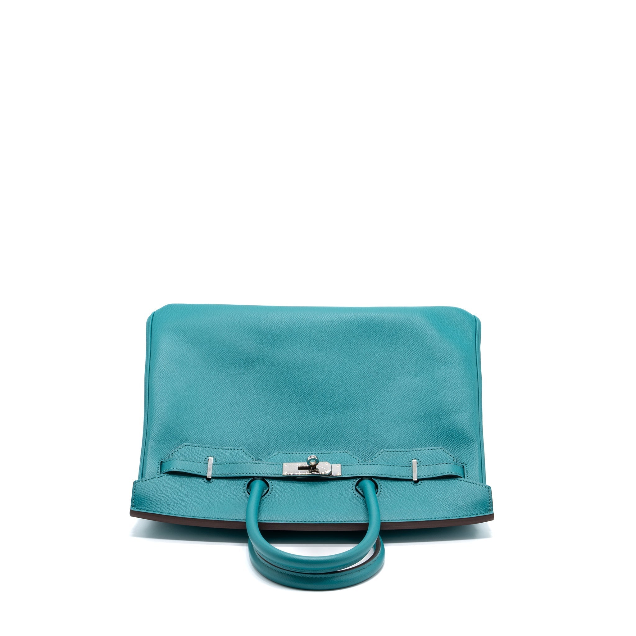 HERMES BIRKIN 35 EPSOM BLUE PAON SHW
