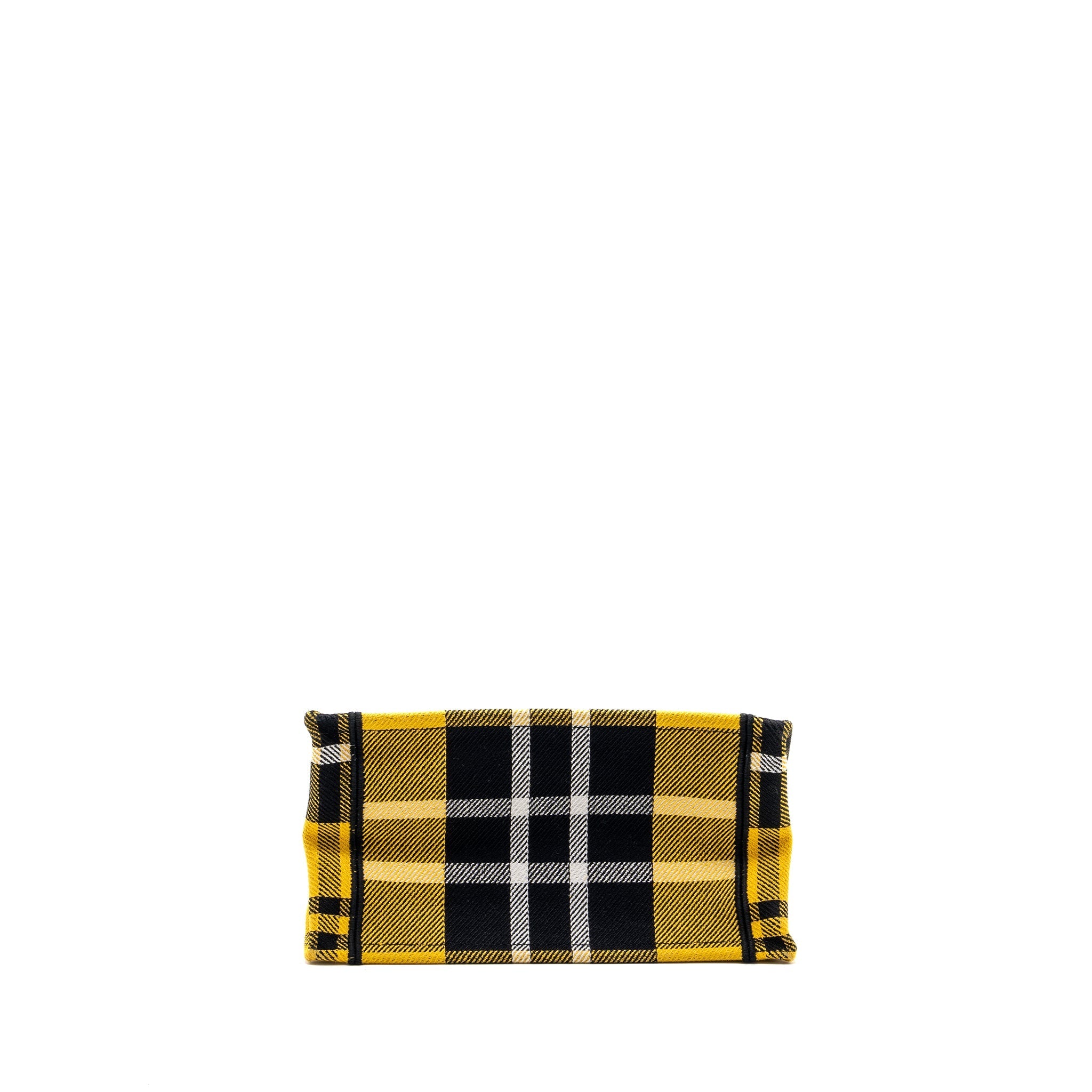 DIOR SMALL BOOK TOTE CANVAS YELLOW / BLACK