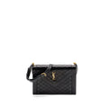 SAINT LAURENT GABY SATCHEL BAG LAMBSKIN BLACK GHW