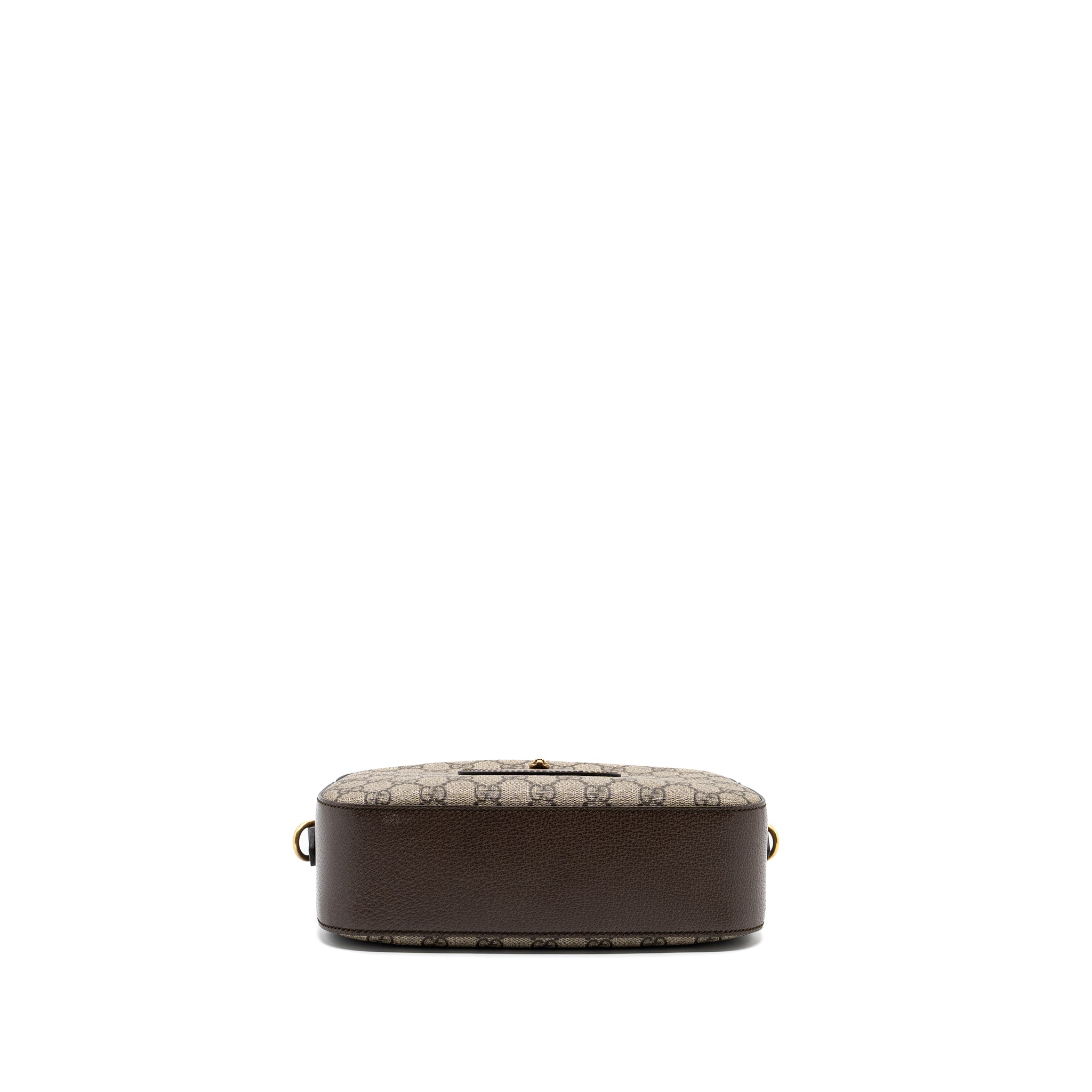 GUCCI CAMERA BAG GG SUPREME CANVAS BROWN/ MULTICOLOUR GHW