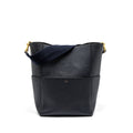 CELINE SANGLE BUCKET BAG CALFSKIN NAVY GHW