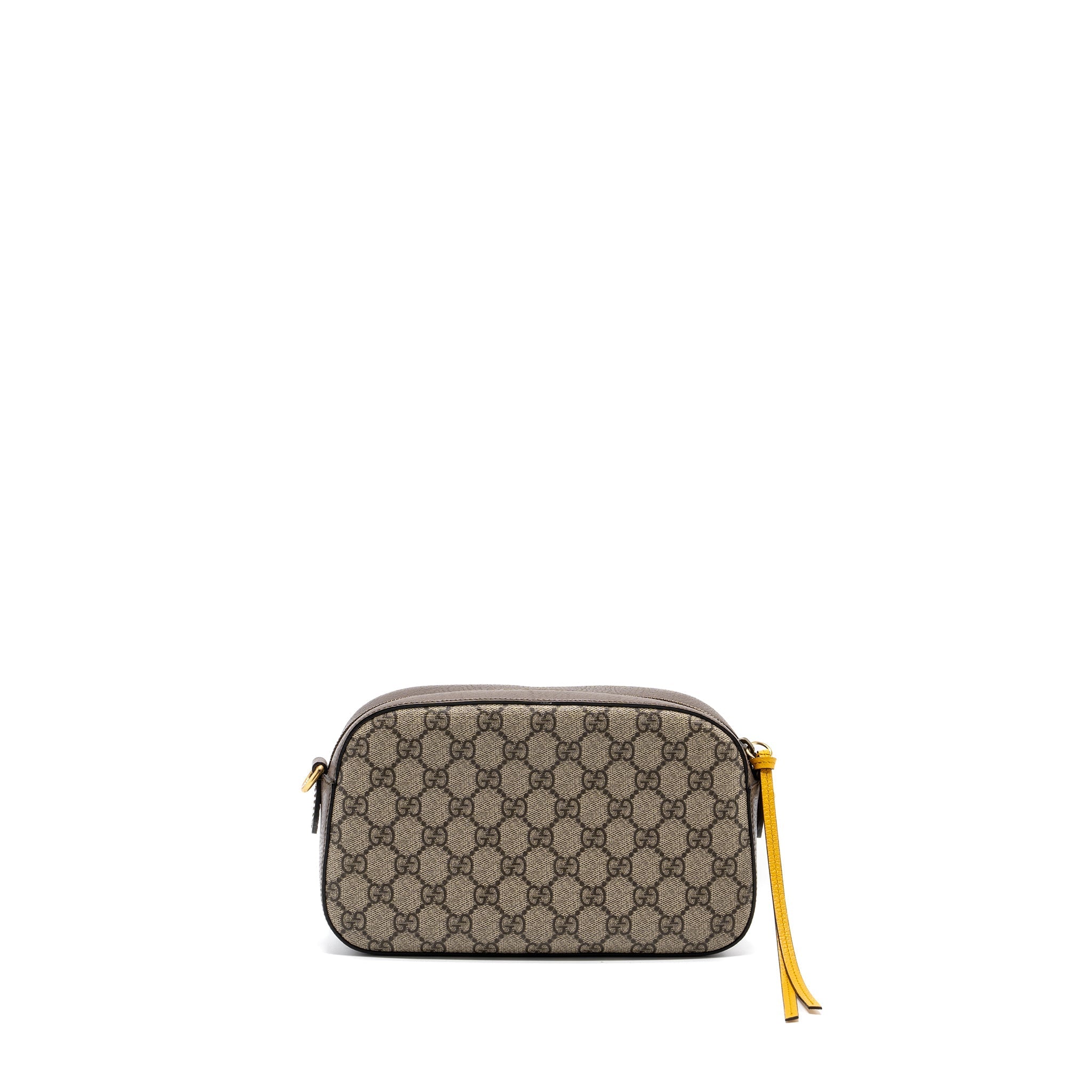 GUCCI CAMERA BAG GG SUPREME CANVAS BROWN/ MULTICOLOUR GHW